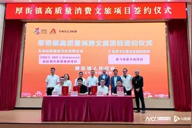 引资超6亿元！东莞厚街签下两大文旅项目图片