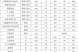 多少分可以报泰山科技学院？山东省代码D624图片