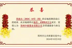 10.53亿元!刚刚,郑州5宗土地成功出让图片