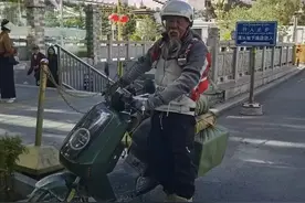 40天5000公里！大爷骑着“小电驴”去拉萨图片