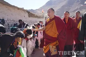 班禅礼佛弘法 勉励僧众学修并进图片