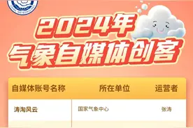 2024年，这些气象自媒体账号，你关注了吗？图片