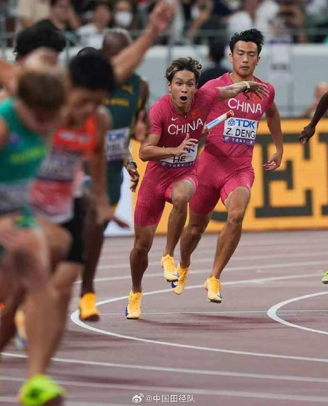 世锦赛中国女子4x100接力止步预赛