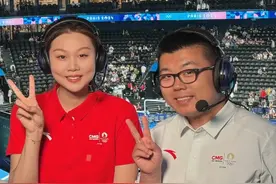 为潘展乐咆哮的女解说：以后他人生视频以后要一直伴着我的声音出现了图片