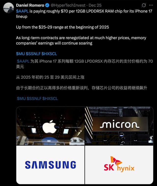 256G比5090还贵	，内存一年暴涨3倍，全球为奥特曼豪赌买单
