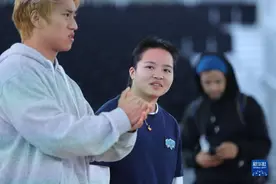 霹雳舞——比利时鲁汶世锦赛：中国选手适应场地训练图片