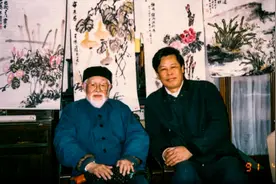 他曾默默助力1993朵云轩首拍，协助程十发等海派画家出国办展图片