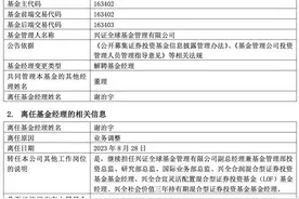 谢治宇卸任200亿兴全趋势，基金风格会变吗？图片