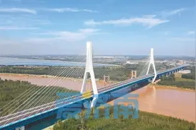 黄河大桥展新颜图片
