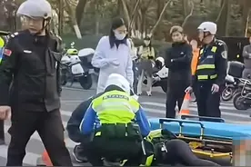 杭州“兔子警官”被车撞倒？本人报平安：网传不属实图片