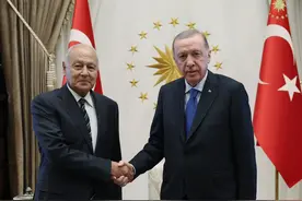 土耳其总统与阿盟秘书长会面 呼吁对以实施全面武器禁运图片