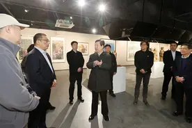 楼阳生到河南体育学院、郑州美术学院调研图片