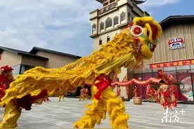 “侨”见“非遗”之美，高速服务区热闹过“小年”图片