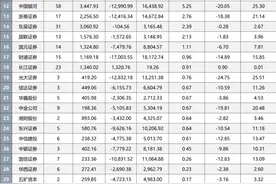 公募重仓持有哪些券商股？东方财富新晋前十，持股数普遍下降图片