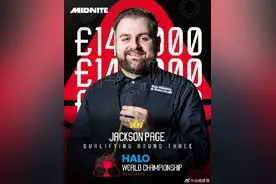 斯诺克历史第一人！佩奇单场两杆147图片