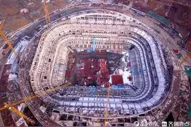 未来的泰山队主场，济南在建的黄河体育中心雄姿图片