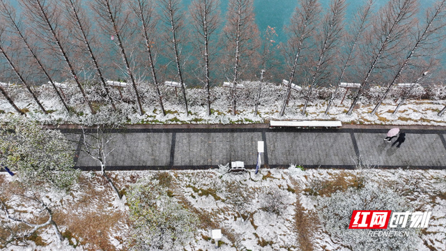 组图 | 资兴：一湾江雪醉游人