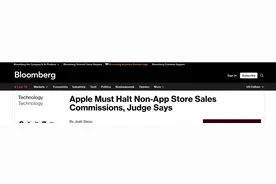 苹果公司因未开放App Store外部支付选项被判违令图片