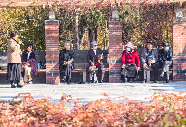 组图丨武威 ：城市公园秋景如画