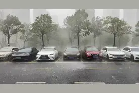 刚刚，苏州太仓下起了冰雹图片