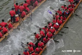 一年一度车陂大赛上演，岸边人山人海，涌面打破纪录图片