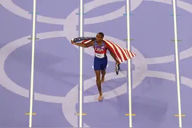 巴黎奥运会丨田径——男子400米赛况(3)图片