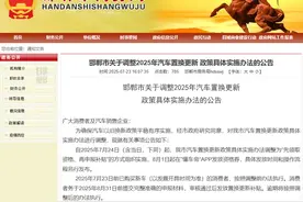 汽车置换补贴政策多地调整：河北“先领再申”长沙月底暂停图片