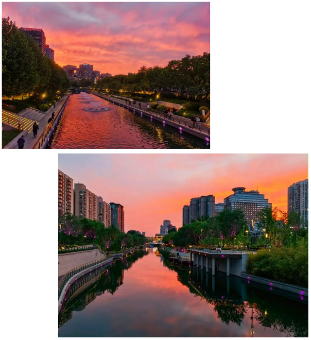 向往的水岸在朝阳｜晚霞染三河！朝阳水岸限定浪漫已送达——