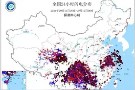 24小时发生雷电活动超6万次！昨天江苏的雨究竟有多大？图片