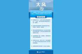 注意防范！黑龙江多地发布大风预警图片