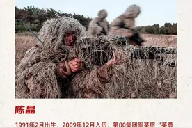 马背上的农村娃，成为一等功“狙击枪王”！图片