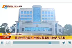 警惕选号陷阱！荆州交警揭秘车牌选号真相图片