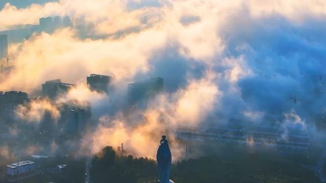 刷爆朋友圈，今早的雅安太美了