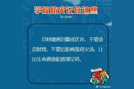 假期结束，返校前温习一遍消防知识图片