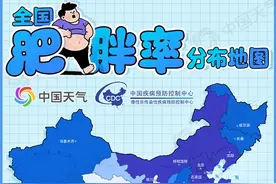 全国肥胖率分布地图首发！一键自查：你的体重在 “健康区” 吗？图片