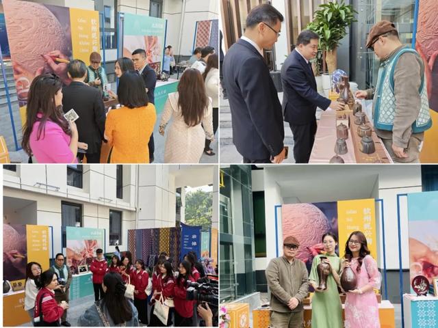 钦州坭兴陶亮相越南“中国广西文化旅游科技周”——王宝祥大师携非遗瑰宝助推中越文化交流