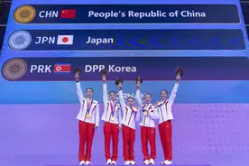 十三连冠！中国女子体操队夺得亚运会团体冠军图片