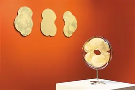 用松花粉描绘北京春天图片