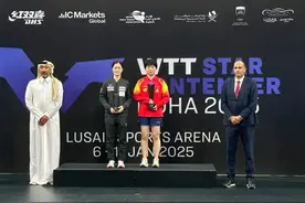 射阳籍国乒小将蒯曼4:0轻取木原美悠夺得WTT多哈球星挑战赛女单冠军图片