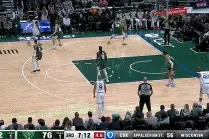 硬扛字母哥垫脚“绝招”，“铁人”塔图姆赛后怒喷裁判图片