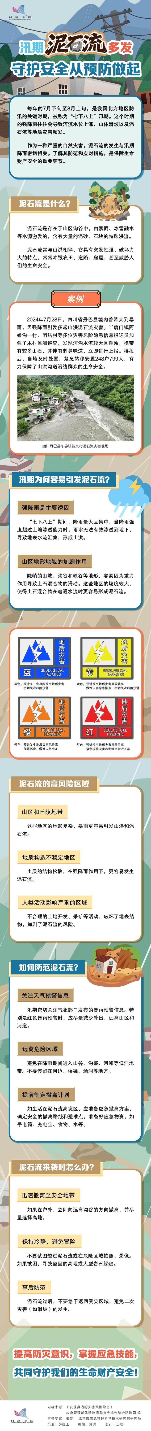 汛期泥石流多发 如何防范