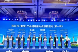 阳江市（重庆）产业招商推介会举行，30个项目达成投资合作意向，……图片
