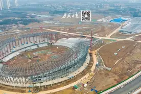 快看！孝感奥体中心项目雄姿初展图片