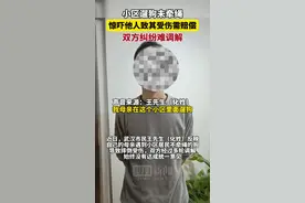 极目帮办丨小区遛狗不牵绳导致婆婆受惊吓摔倒受伤，律师：应承担相应责任图片