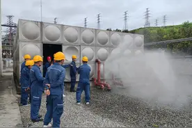 都匀供电局开展变电站消防实战演练 筑牢电网安全防线图片