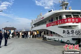 浙江普陀山水上客流量突破120万 成为春节假期全国最热水上航线图片