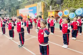 江北区华新实验小学教育集团附属幼儿园开展体能大循环活动图片