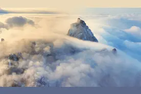 安徽天柱山雪景如画 带你领略仙境之美图片