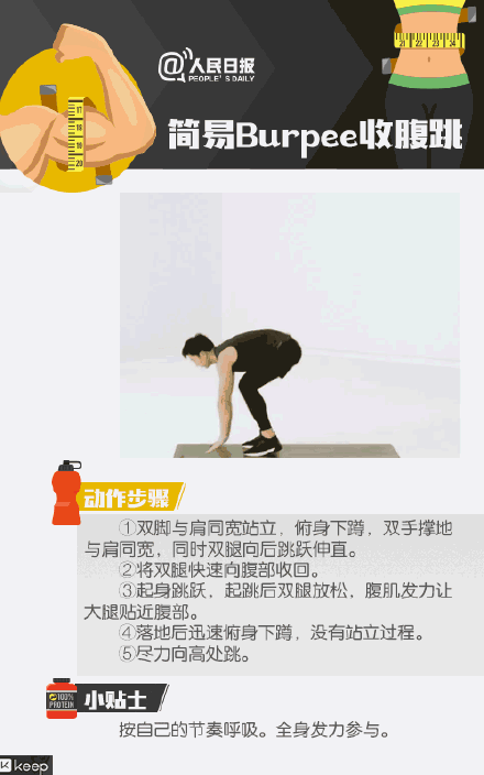 超实用！波比跳的9种健身方式