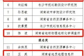 湖南省地质院3人荣登 “湖南省测绘地理信息创新巾帼人物” 榜单图片